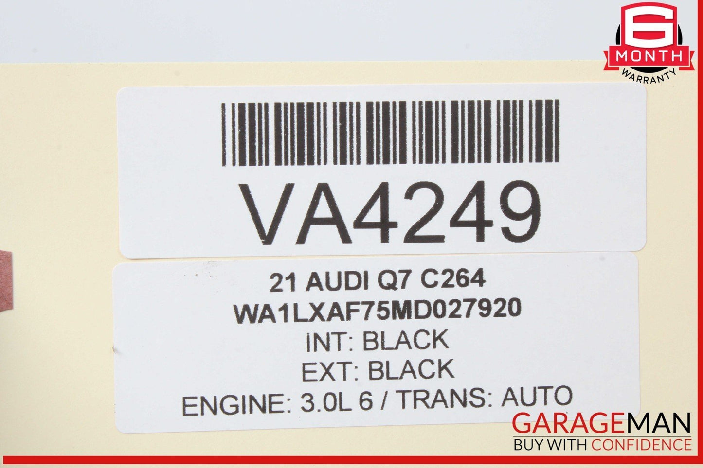 17-24 Audi Q7 Front Right Passenger Side Door Lock Latch Actuator 8J1837016H OEM