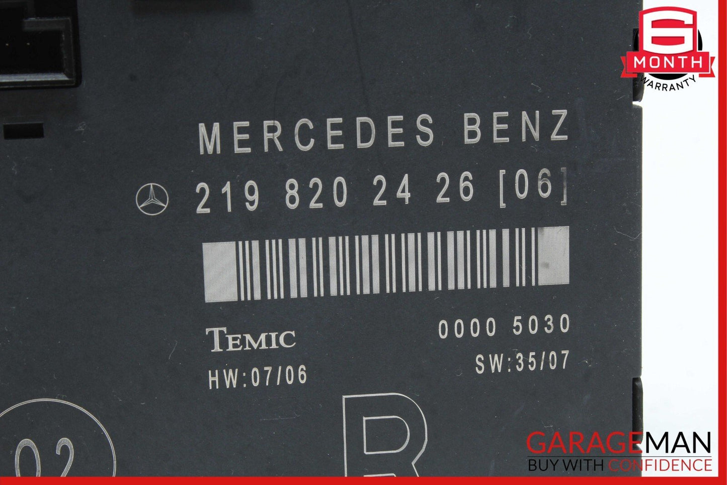 06-11 Mercedes W219 CLS500 CLS550 Front Right Door Control Module 2198202426 OEM