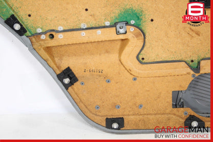 96-97 Mercedes W202 C230 C280 Rear Right Side Interior Door Panel Cover Grey OEM