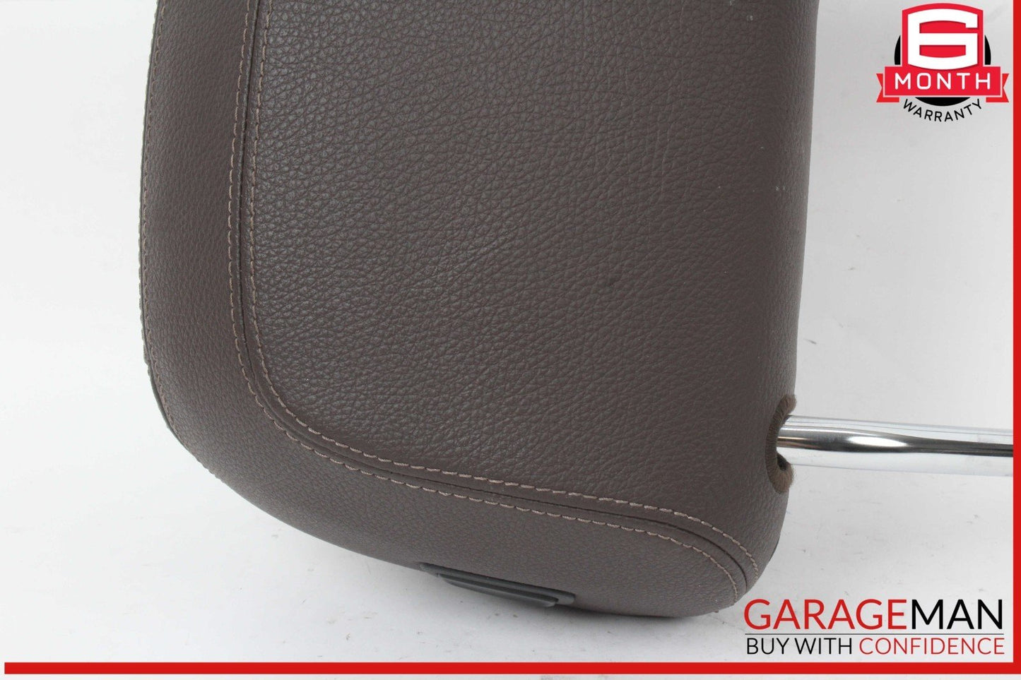 14-18 BMW X5 F15 Front Left or Right Seat Headrest Head Rest Leather Brown OEM