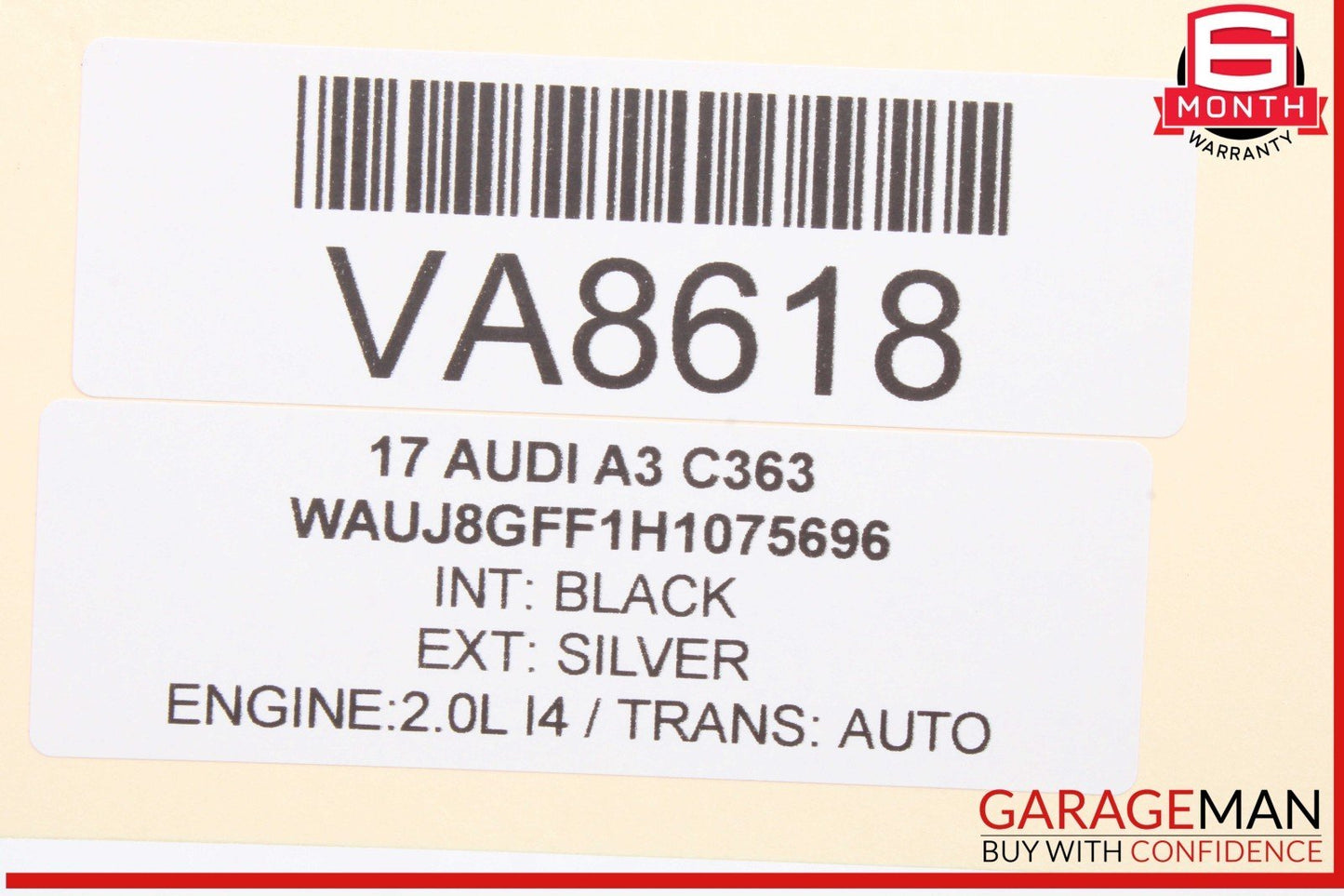 15-20 Audi A3 S3 Rear Right Passenger Side Door Lock Latch Actuator 8K0839016G