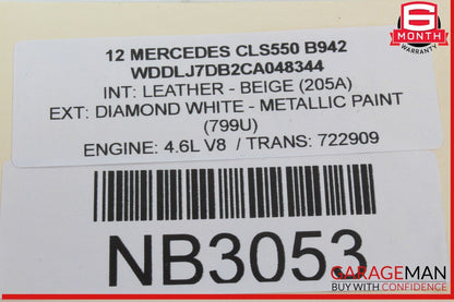 12-18 Mercedes W218 CLS550 CLS63 AMG Left Driver Side Knee Airbag Air Bag OEM