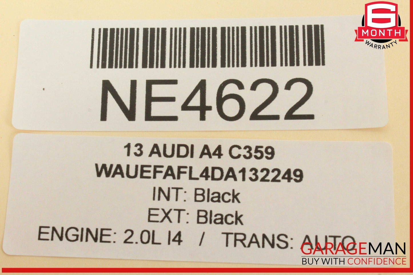 13-16 Audi A4 S4 Rear Left or Right Side Door Control Module Unit 8T0959795Q OEM