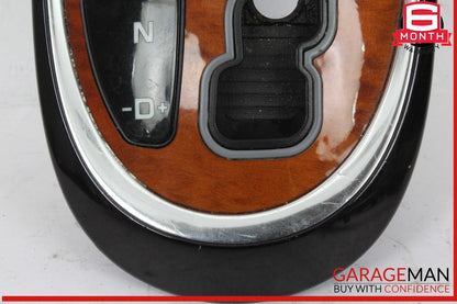 00-06 Mercedes W220 S500 S430 S55 AMG Gear Shifter Bezel Trim Indicator Wood OEM