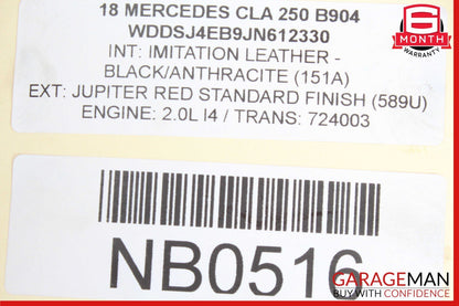 14-20 Mercedes W117 CLA250 Rear Left / Right Side Suspension Lower Control Arm