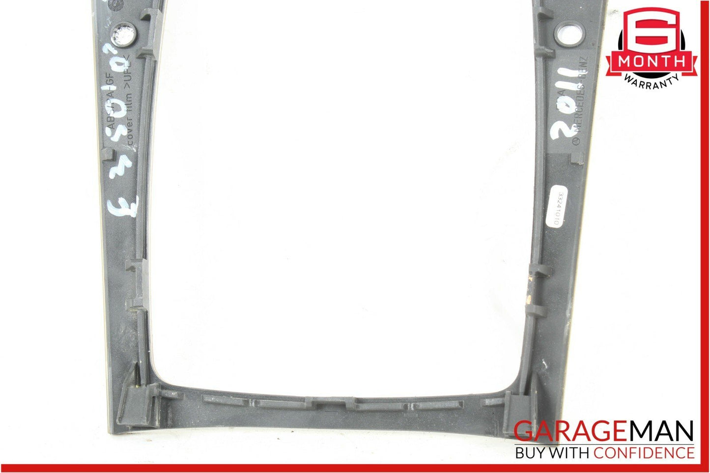 10-13 Mercedes W207 E350 E550 Center Console Shift Shifter Bezel Trim Wood OEM