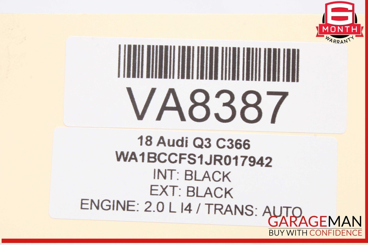 13-18 Audi Q3 Q5 Rear Right Passenger Side Door Lock Latch Actuator 8K0839016G