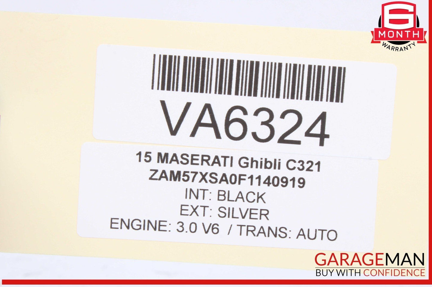 14-17 Maserati Ghibli Front Right / Rear Left or Right Window Regulator Switch