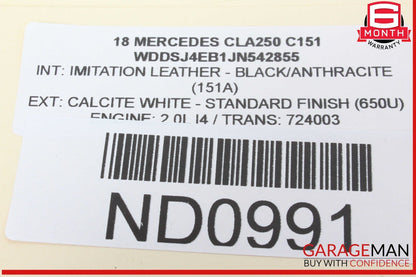12-20 Mercedes W117 CLA250 Parking Brake Release Handle 2469050451 OEM
