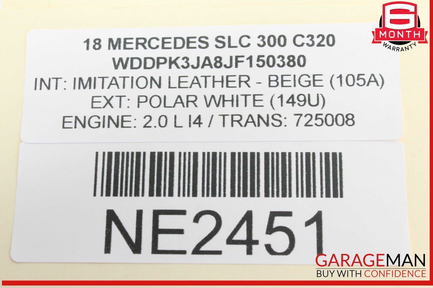 17-20 Mercedes R172 SLC300 Rear View Camera Computer Control Module Unit OEM
