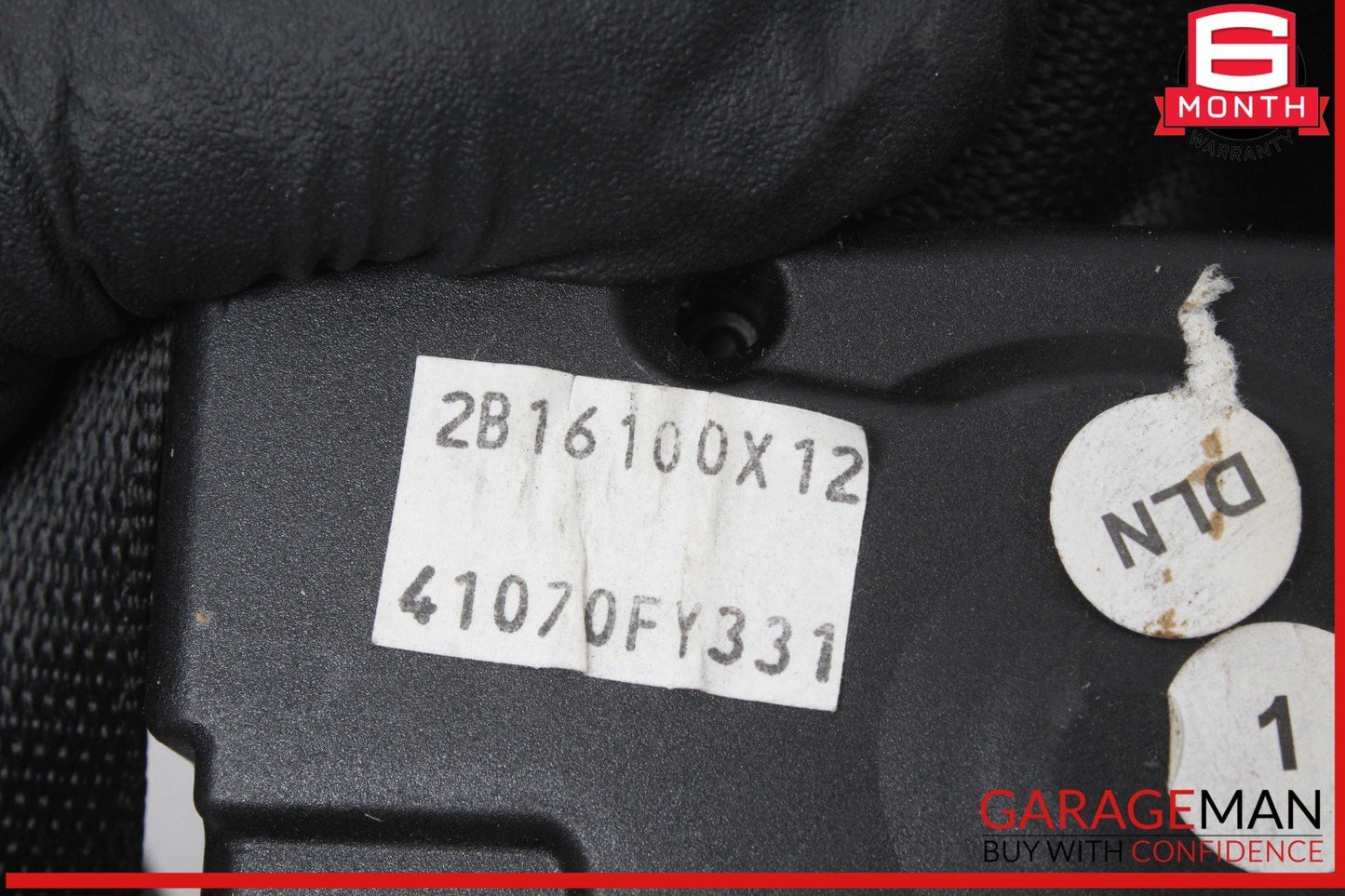 07-13 Mercedes W221 S400 S450 S550 Seat Belt Rear Right Passenger Side Black OEM