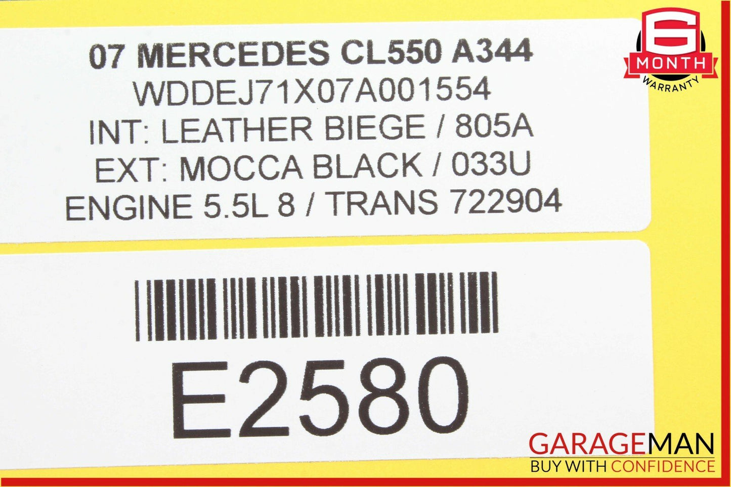07-10 Mercedes W216 CL550 S550 Instrument Cluster Speedometer 2215406047 OEM