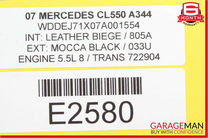07-10 Mercedes W216 CL550 S550 Instrument Cluster Speedometer 2215406047 OEM