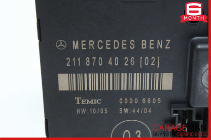 03-09 Mercedes W211 E350 E320 E63 AMG Rear Left Side Door Controller Module Unit