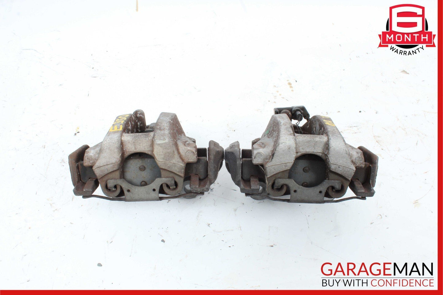 07-11 Mercedes W211 E350 E550 Rear Left & Right Brake Caliper Calipers Set OEM