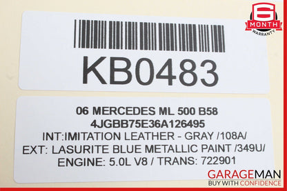 02-06 Mercedes W163 ML500 ML350 Parktronic Control Module OEM