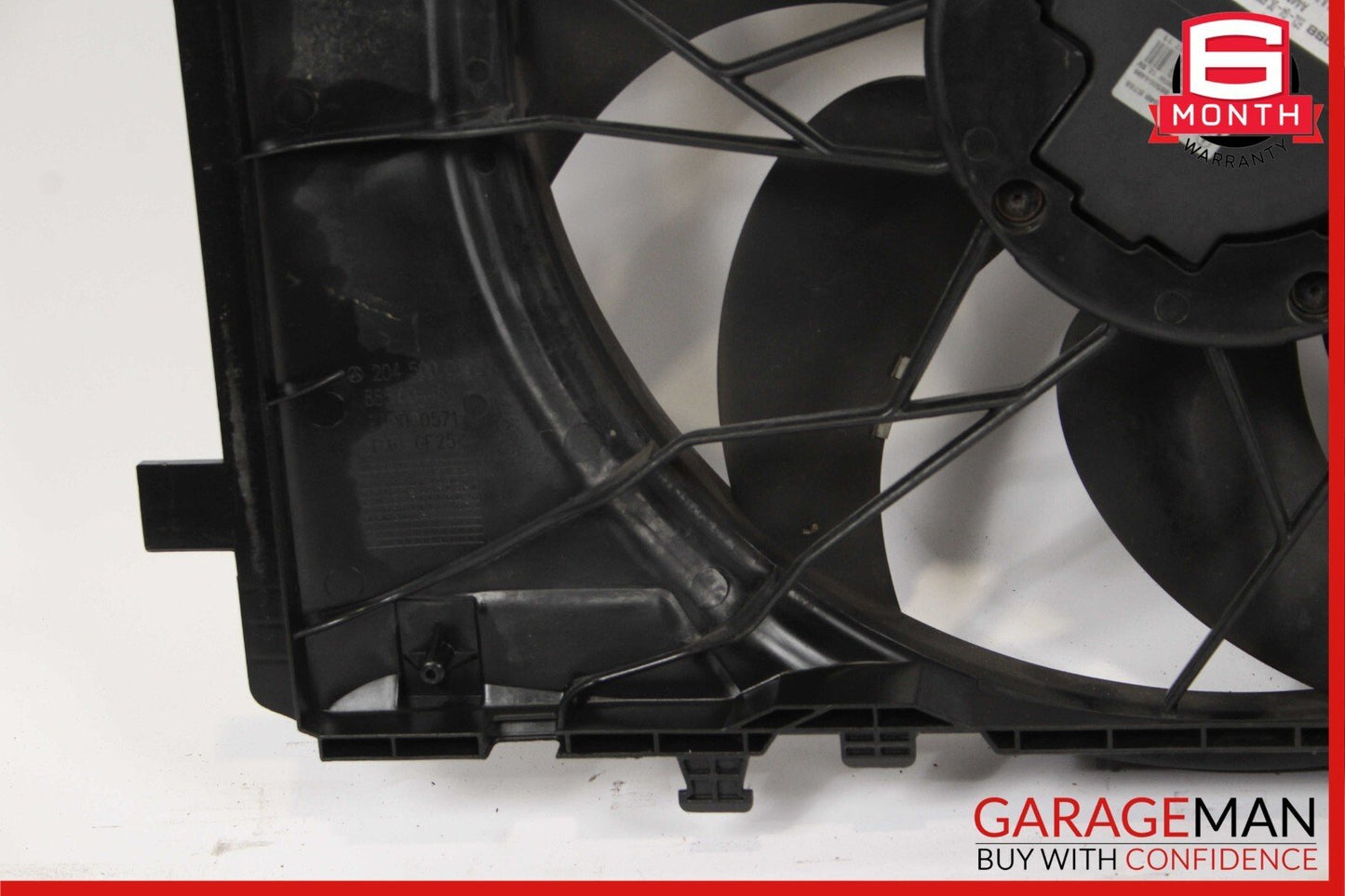 08-18 Mercedes C350 SLK350 CLS400 E350 Engine Cooling Fan Shroud Motor Assembly