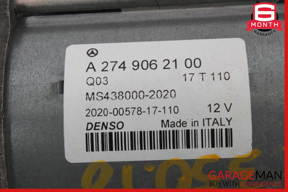 15-18 Mercedes W205 C350e C300 2.0L DENSO Engine Starter Motor 2749062100 OEM