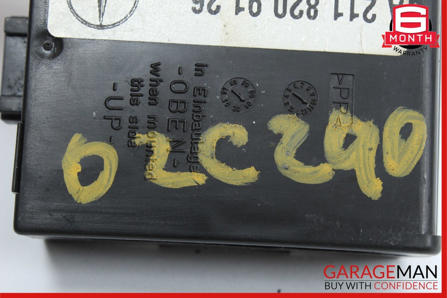 Mercedes C240 SLK280 S430 E320 CLK500 Anti Theft Alarm Module 2118209126