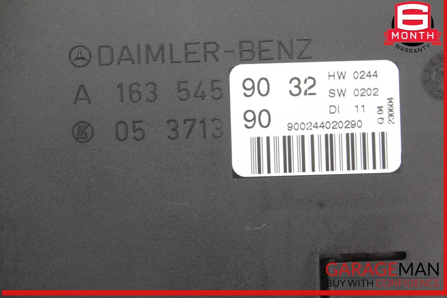 98-05 Mercedes W163 ML350 ML500 Body Comfort Control Module Unit 1635459032 OEM