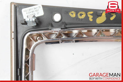 08-14 Mercedes W204 C300 Center Console Shift Shifter Plastic Trim Cover Wood