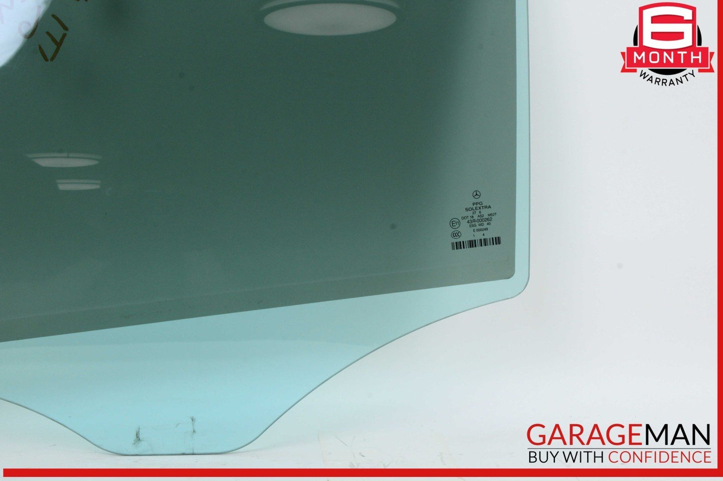 03-09 Mercedes W211 E63 AMG E550 Rear Left Driver Side Door Window Glass OEM