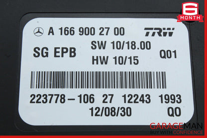 12-16 Mercedes R172 SLK250 SLK350 Hand Parking Brake Control Module Unit OEM