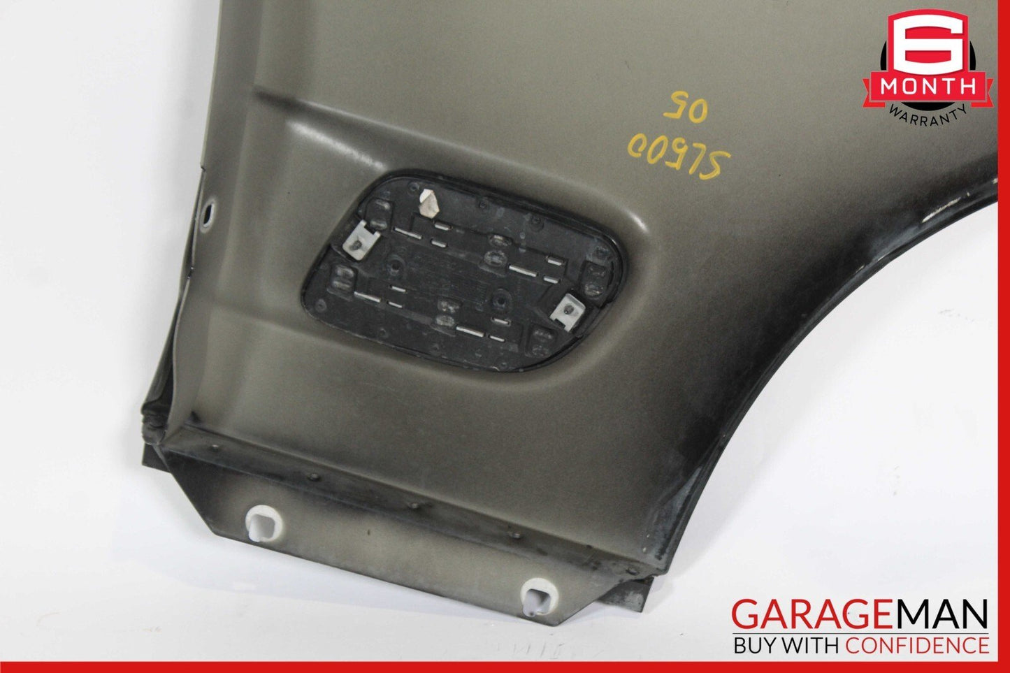 03-08 Mercedes R230 SL500 Front Left Driver Side Wing Fender Panel Cover Black