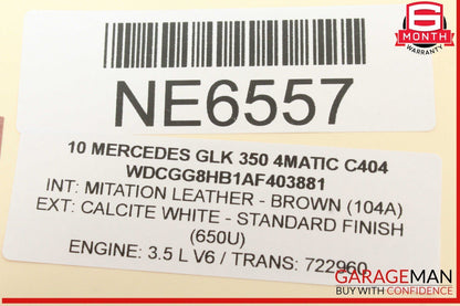 08-14 Mercedes X204 GLK350 4MATIC Front Left Side Door Control Module Unit OEM