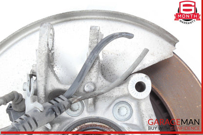 15-24 Porsche Macan 95B Rear Left Side Spindle Knuckle Wheel Hub w/ Rotor Disc