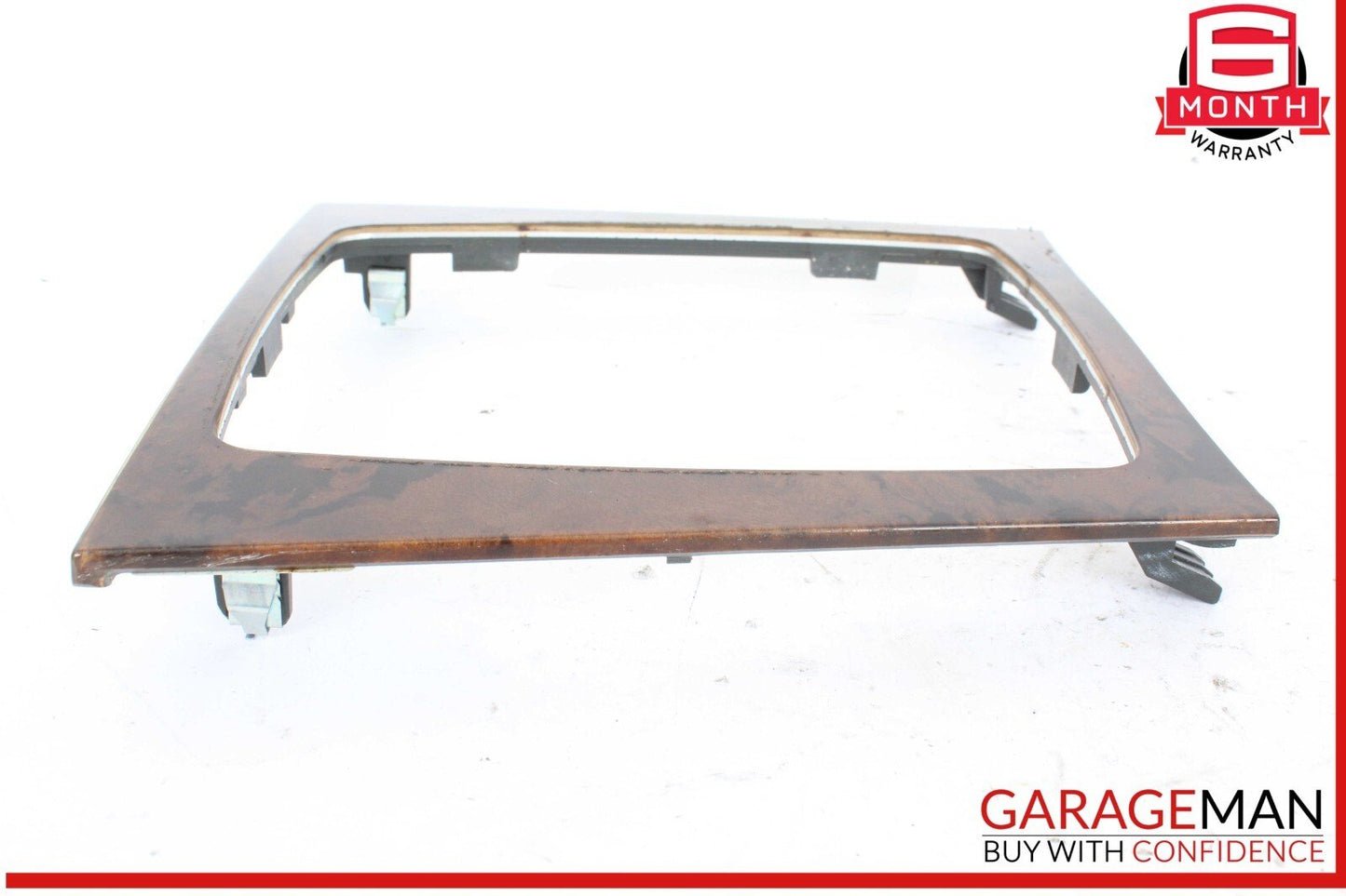 08-15 Mercedes W204 C250 E350 Center Console Shift Shifter Bezel Trim Wood OEM