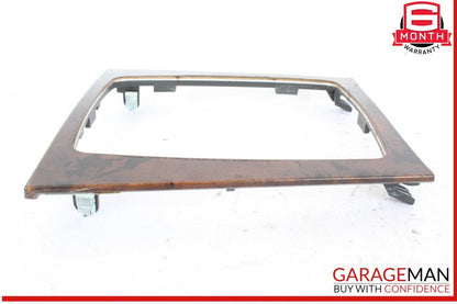 08-15 Mercedes W204 C250 E350 Center Console Shift Shifter Bezel Trim Wood OEM