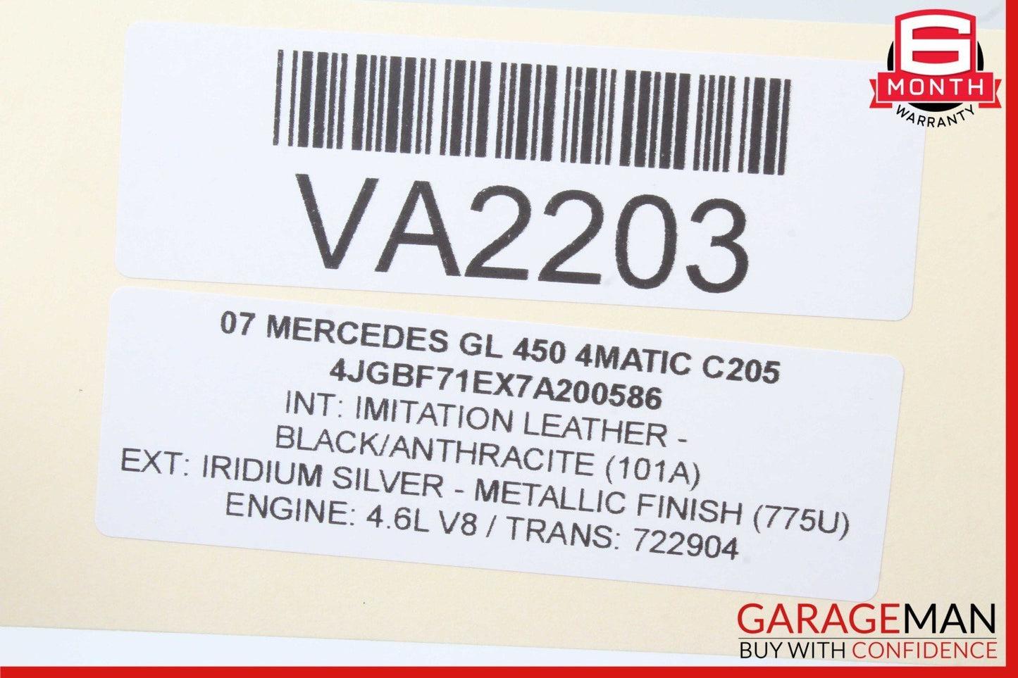 Mercedes X164 GL450 4MATIC Voice Communication Control Module 2218708726 OEM
