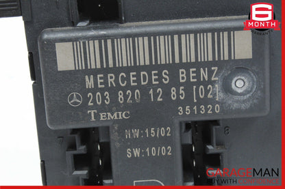 01-07 Mercedes W203 C240 C320 Front Right Door Control Module 2038201285 OEM