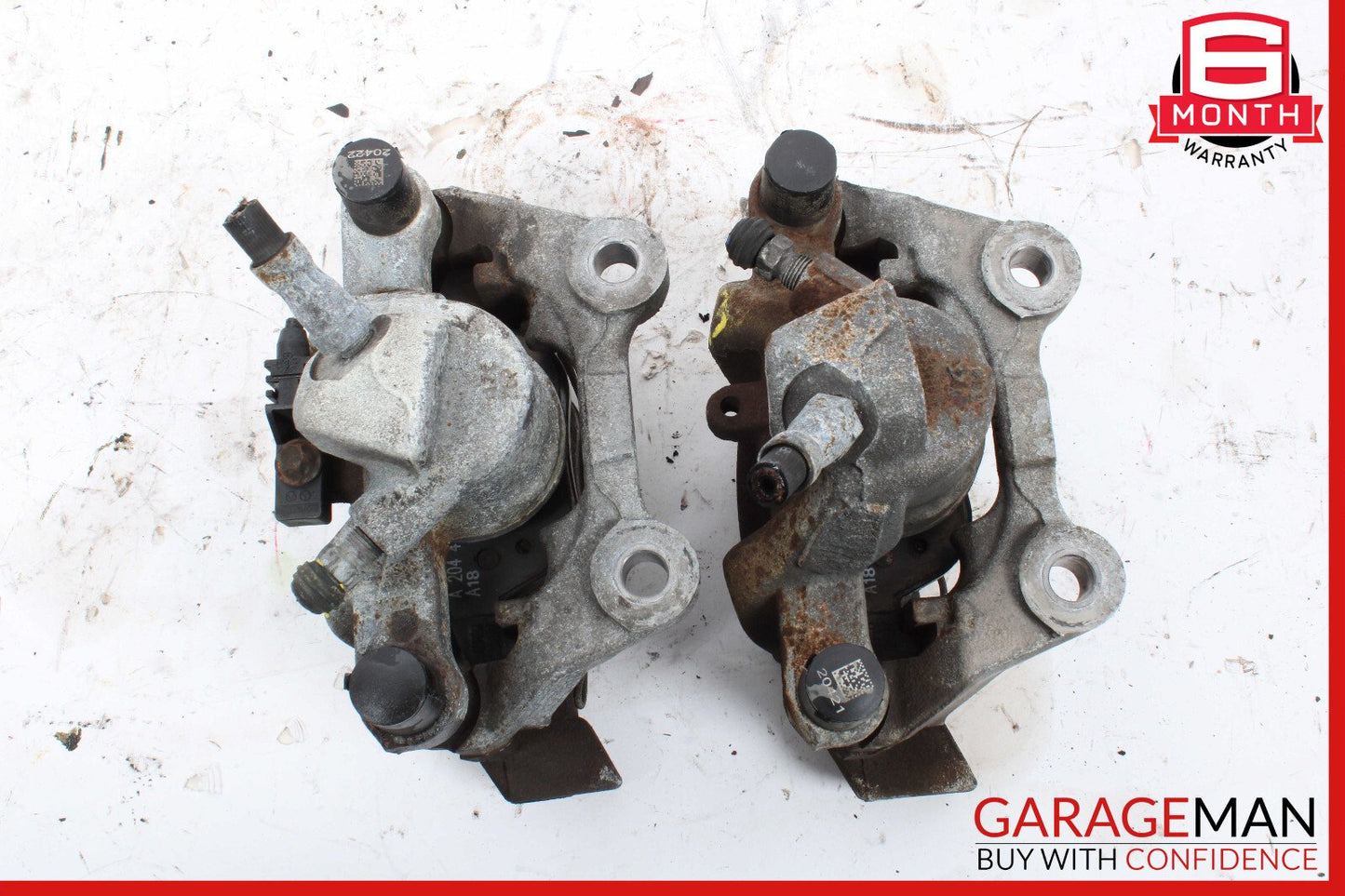 10-15 Mercedes X204 GLK250 Rear Brake Calipers Left and Right Set OEM