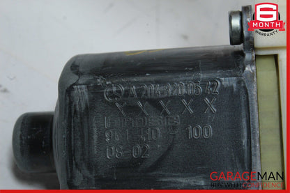 08-14 Mercedes W204 C350 Rear Left Driver Side Door Window Regulator Motor OEM