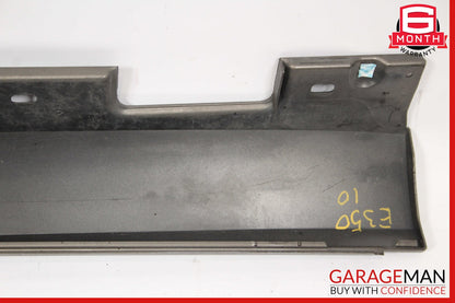10-16 Mercedes W212 E350 Sedan Left Side Skirt Rocker Panel Silver OEM