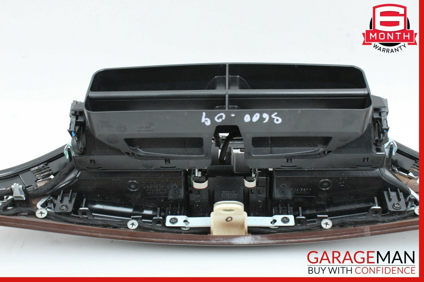 07-09 Mercedes W221 S600 S65 AMG V12 Dashboard Center Trim Bezel Assembly Wood