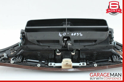 07-09 Mercedes W221 S600 S65 AMG V12 Dashboard Center Trim Bezel Assembly Wood