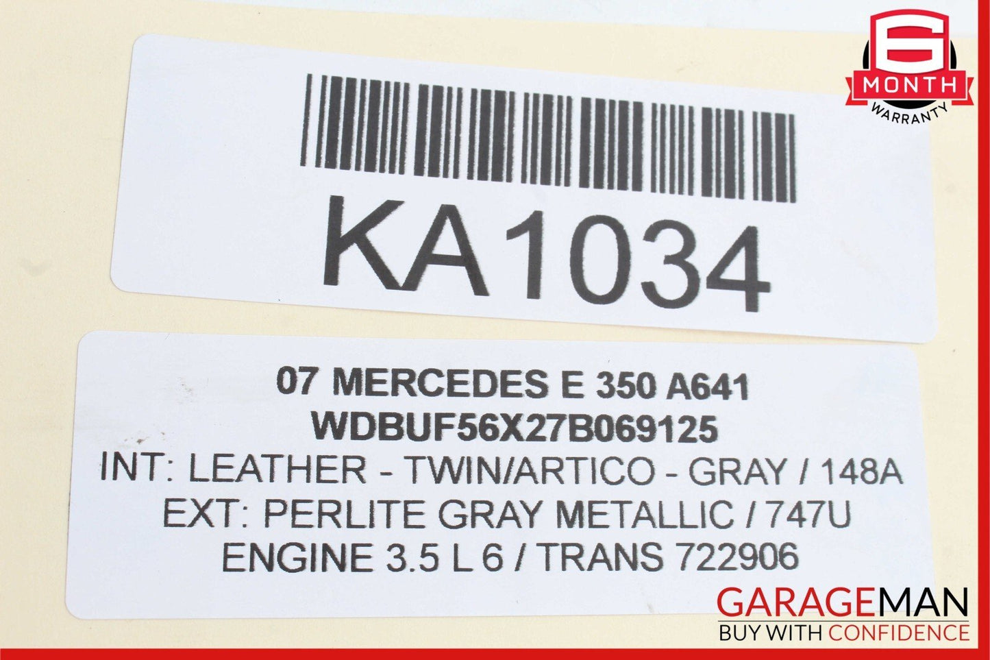 07-09 Mercedes W211 E350 Rear Right Side Door Audio Sound Speaker OEM
