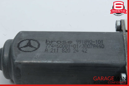 03-09 Mercedes W211 E320 E500 E550 Rear Right Side Window Regulator Motor OEM