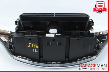 07-13 Mercedes W221 S550 S350 Center Dash Heater Switch Control Panel Assembly