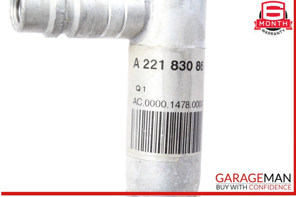 10-13 Mercedes W221 S400 Hybrid AC A/C Air Conditioning Line Hose 2218308615 OEM