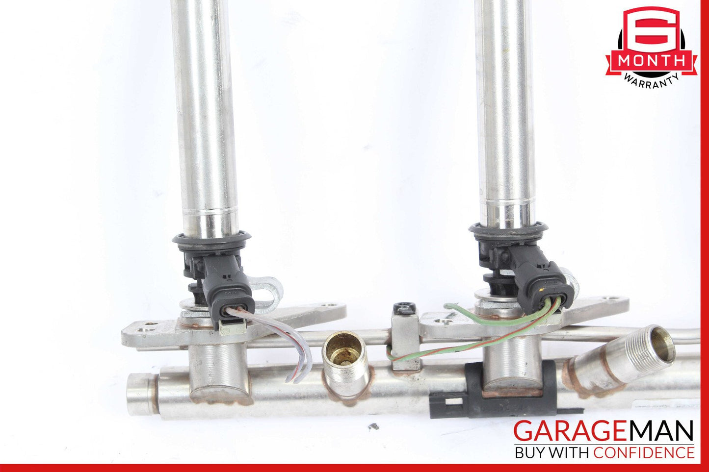 11-19 Mercedes W221 S550 CLS550 Right Fuel Injection Rail Line w/ Injectors
