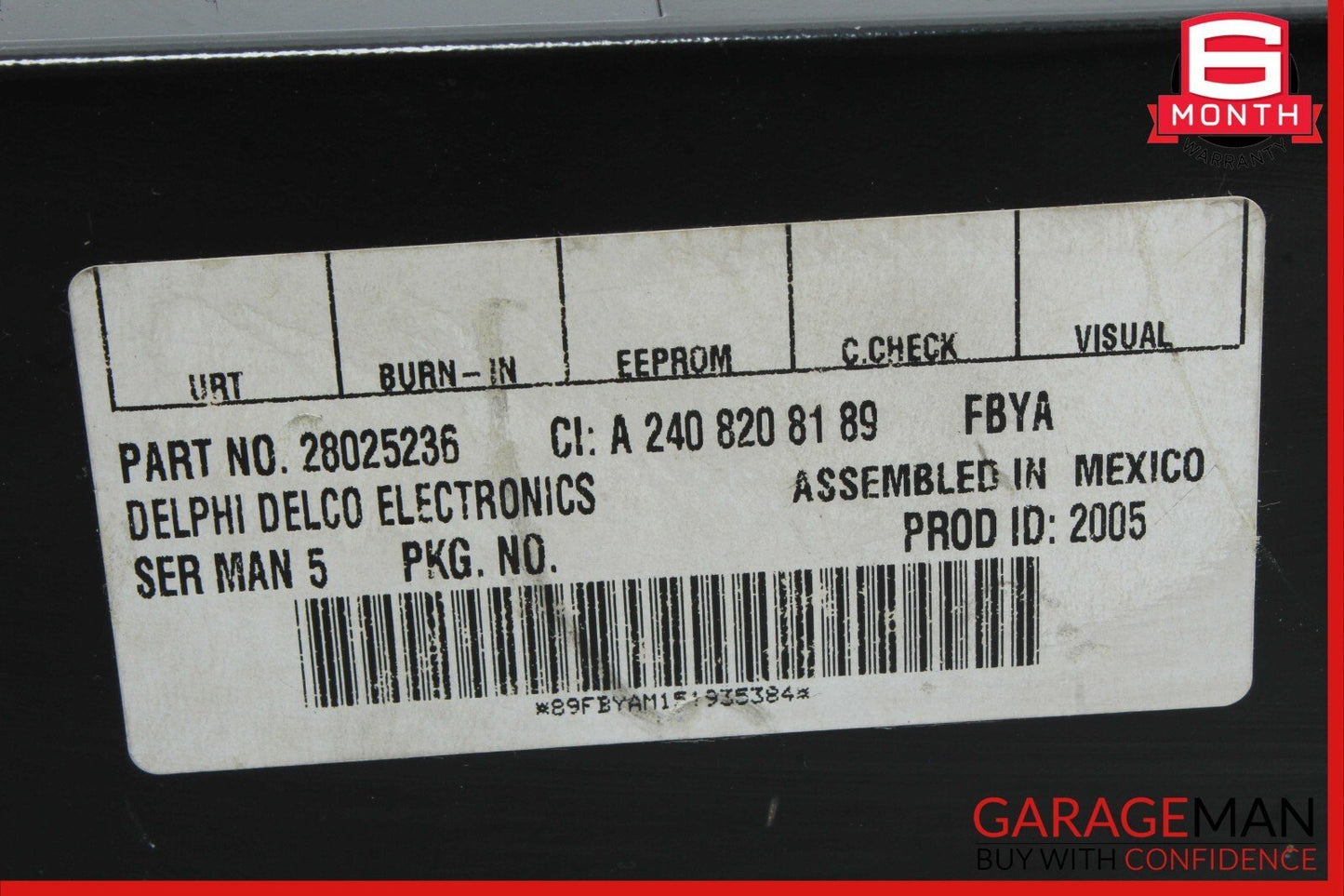 03-11 Mercedes W209 CLK500 GL450 Sirius Satellite Radio Receiver Module Unit OEM