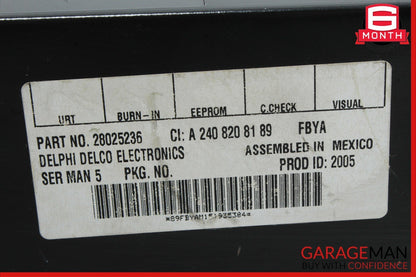 03-11 Mercedes W209 CLK500 GL450 Sirius Satellite Radio Receiver Module Unit OEM
