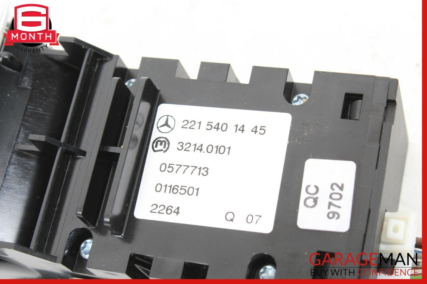 07-13 Mercedes W221 S550 CL550 Electronic Parking Button Switch Q07 OEM