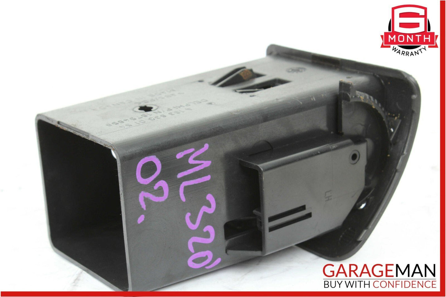98-05 Mercedes W163 ML500 Front Left Dashboard Dash A/C AC Air Vent Trim Panel