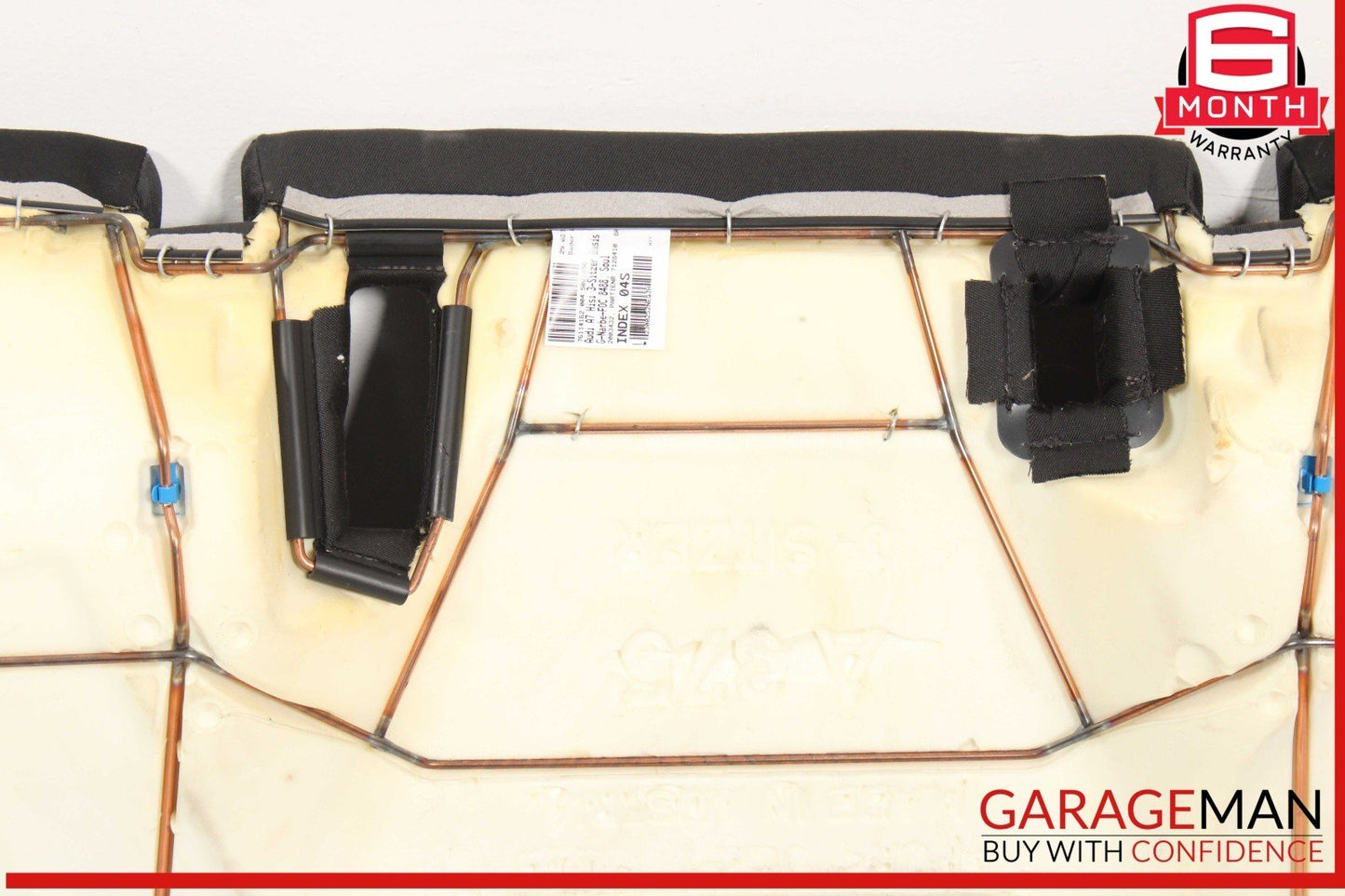 12-18 Audi A7 Rear Bottom Lower Seat Bench Cushion Cover Black OEM