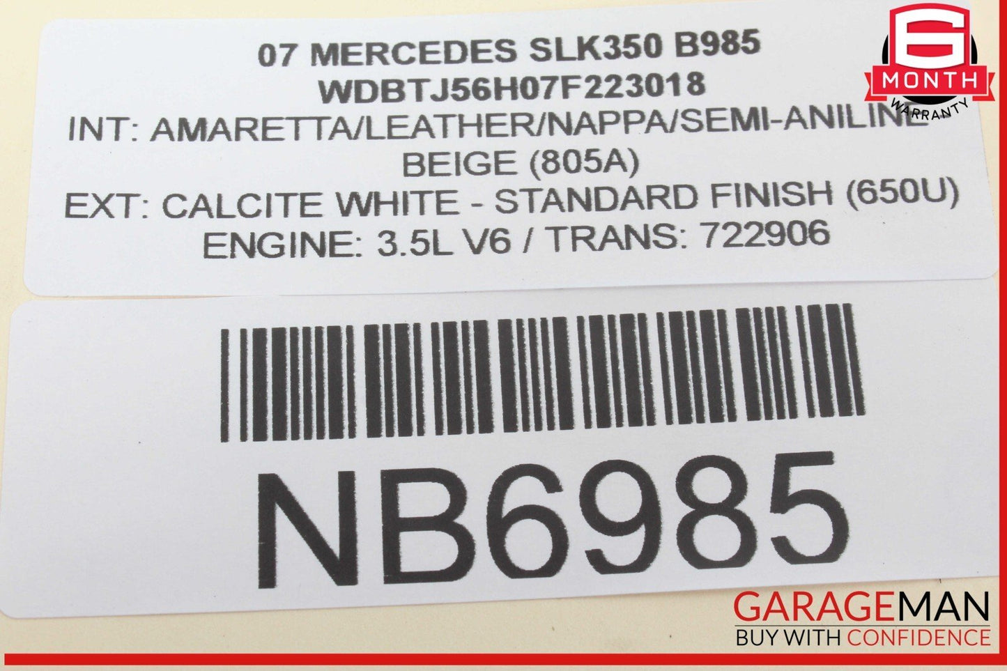 03-09 Mercedes W209 CLK350 Sirius Satellite Radio Receiver 1698270162 OEM
